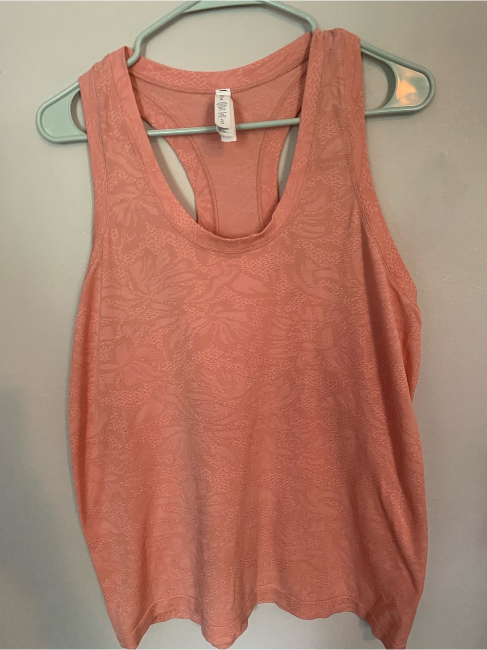 Athleta Ladies' Momentum Coral Pink Racerback Tank Top, size XL